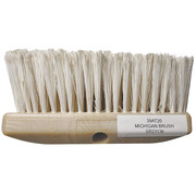 Michigan Brush 2 1/2 in W Car Wash Brush, Not Applicable L Handle, 10 in L Brush, White, Plastic MIB-21136