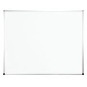 Best-Rite 48"x60" Melamine Whiteboard, Silver Frame, Gloss 2H1NF