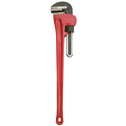 Westward 60 in L 8 in Cap. Cast Iron Straight Pipe Wrench 39CG51