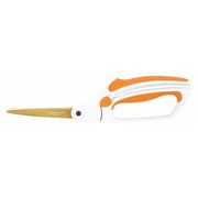 Fiskars Scissors, 8 In L, Orange/Gray, Ambidextrous, Length of Cut: 4 in 171780-1001