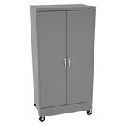 Tennsco 24 ga. Steel Storage Cabinet, 36 in W, 73 in H, Mobile CK6624DHMG