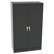 Tennsco 24 ga. Carbon Steel Storage Cabinet, 36 in W, 60 in H, Stationary 6018DHBK