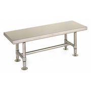Metro Gowning Bench, Stainless, 16X72X18, Ea GB1672S