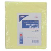 First Aid Only Emergency Blanket, Yellow, 54In x 80In, Blanket Width: 54 in 22-130