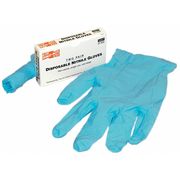 First Aid Only Nitrile Disposable Gloves, 3 mil Palm Thickness, Nitrile, Powder-Free, L ( 9 ), 2 PK 21-026