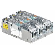 Eaton Bussmann Open Fuse Block, R UL Class, 3 Poles, 110 to 200A Amp Range, 600V AC/DC Volt Rating RM60200-3CR