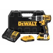 Dewalt 20.0 V Hammer Drill, Battery Included, 1/2 in Chuck DCD796D2