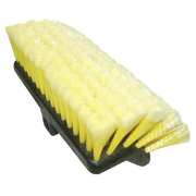 Carrand 6 in W Car Wash Brush, Not Applicable L Handle, 10 in L Brush, Yellow, Polypropylene 93086