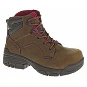 Wolverine Size 11 Women's 6 in Work Boot Composite Work Boot, Brown W10383