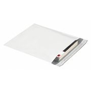 Zoro Select Expansion Poly Mailers, 11"x13"x2", White, PK100 39UK90