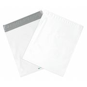 Zoro Select Expansion Poly Mailers, 13"x16"x4", White, PK100 39UL13