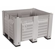 Decade Products Gray Bulk Container, Plastic, 25.4 cu ft Volume Capacity M023000-104