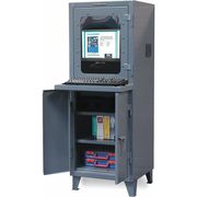 Strong Hold Computer Cabinet, 26" W X 24" D X 72" H 26-CC-242