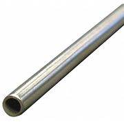 Zoro Select Tubing, 0.183 in. ID, 5/16 in. OD, Aluminum 4NTD3