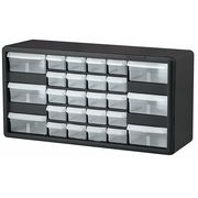 Akro-Mils Drawer Bin Cabinet with 26 Drawers, Plastic, 20 in W x 10 1/4 in H x 6 1/2 in D 10126