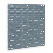 Akro-Mils Steel Louvered Panel, 18 in W x 5/16 in D x 20 in H, Gray 30618