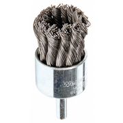 Weiler Knot Wire End Wire Brush, Steel, 1-1/8" 94111