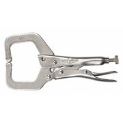 Irwin Vise-Grip Locking C-Clamp, 6 in, Fixed, Regular Tip, Easy Release Trigger, Alloy Steel 6R