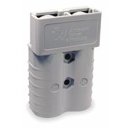 Anderson Power Products Power Connector, Two Pole, 1/0 ga, 10,000, 0.437 in Max Wire Dia, Gray 6325G1