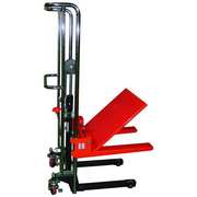 Dayton Portable Manual Platform Lift Truck, Manual, 880 lb. Load Capacity, Foot Pump Lift Control 4ECW7