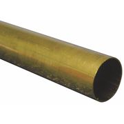 Zoro Select 260 Brass Round Tube, 3/8 in Outside Dia, 1 ft Length 8135