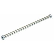 Zoro Select Shower Rod, Chrome, 36In 4EEW2