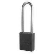 American Lock Lockout Padlock, KA, Black, 1-7/8"H A1107KABLK