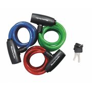 Master Lock Keyed Cable Locks Kit, PK3 8127TRI