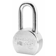 American Lock Padlock, Keyed Different, Long Shackle, Round Steel Body, Boron Shackle, 15/16 in W A701D