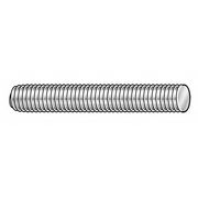 Zoro Select Fully Threaded Rod, 1/2"-13, 12 in, Steel, Grade 2, Zinc Plated Finish 3589