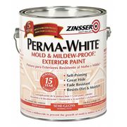 Zinsser Interior/Exterior Paint, Semi-gloss, Water Base, White, 1 gal 3131