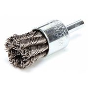 Weiler Knot Wire End Wire Brush, Steel, 3/4" 90192