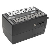 Tripp Lite UPS System, 550 VA, 8 Outlets, Desktop/Tower, Out: 115/120V AC , In:120V AC INTERNET550U