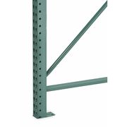 Steel King Pallet Rack Frame 42"W x 42"D x 192"H, Green RTFBG042192F01VG