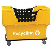 Zoro Select Material Handling Cart, Yellow, Recycling N1017261-YELLOW-RECYCLE