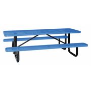 Zoro Select Picnic Table, 96" W x62" D, Blue 4HUR7