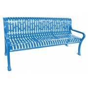 Zoro Select Outdoor Bench, 74 in. L, 33-1/4 in. H 4HUT8