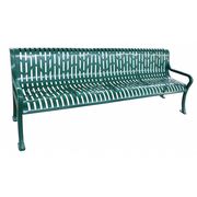 Zoro Select Outdoor Bench, 96-1/2 in. L, 33-1/4 in. H 4HUU1