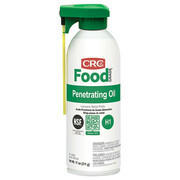 Crc Food Grade Penetrating Oil, H1 Food Grade, 32 to 300 Degrees F, 11 oz Aerosol Can, Colorless 03086