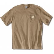 Carhartt T-Shirt, Desert, 4XL K87-DES 4XL REG