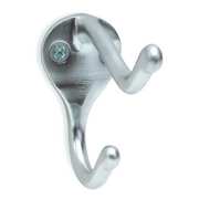 Zoro Select Coat and Garment Hook, 2 Ends 4JG66