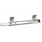 Accuride Drawer Slide, Side Mount, 3/4 Ext., Soft Close, PK2, 1/2"W C 2109-16D