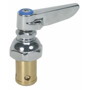 T&S Brass Eterna Spindle Assembly Cold, Lever Handle, Chrome 2713-40