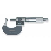 Westward Digital Micrometer, 0 to 1", 0.0001, Ratchet 4KU87