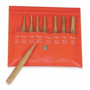 Mitutoyo Drive Pin Punch Set, 8 Pieces, Brass 985-120