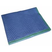 Zoro Select Quilted Moving Pad, L72xW45In, Blue 4LGL1