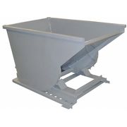 Zoro Select Self Dumping Hopper, Medium Duty, Gray 5077 GRAY