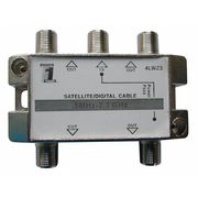 Power First Cable Splitter, 4-Way, F-Type, 2.3 GHz 4LWZ3