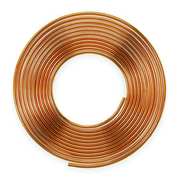 Streamline Coil Copper Tubing, 7/8 in Outside Dia, 60 ft Length, Type K KS06060