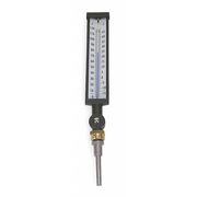 Zoro Select Industrial Thermometer, 0 to 120 F, Case Color: Black 4LZN7